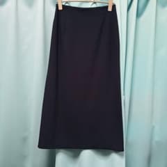 GU 紺色 スリット入りタイトスカート Lサイズのサムネイル