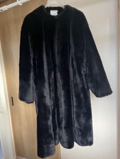 CLANE LICO FUR COAT/BLACKのサムネイル