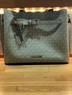 MICHAEL KORS MKロゴ ハンドバッグ セージグリーン - メルカリ