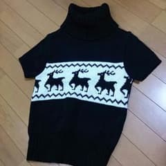 美品☆半袖セーターのサムネイル