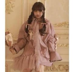 村田実果子さんコラボ】美品 Swankiss スワンキス コート リボン 