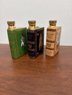 ☆未開栓 カミュ ナポレオン ブック ミニボトル 50ml 3色セット 陶器