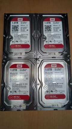 WD HDD 1TB 4台セット WD10EFRX 赤【ほぼ新品】31 WD HDD 1TB 4台セット WD10EFRX 赤【ほぼ新品】31 - メルカリ