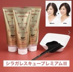 シラガレスキュー ヘアカラーパック プレミアムⅢ 200ｇ 2本セット ☆お値下げ中☆シラガレスキュー ヘアカラーパックプレミアムⅢ グロス