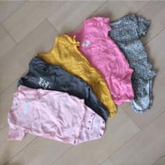 半袖ロンパース  5枚セットのサムネイル