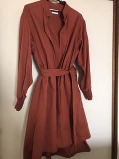 春　コート　SLY レンガ　オレンジ　テラコッタのサムネイル