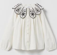 ⭐︎お値下げ⭐︎【新品•未使用】　ZARA ポプリンブラウス　164cm