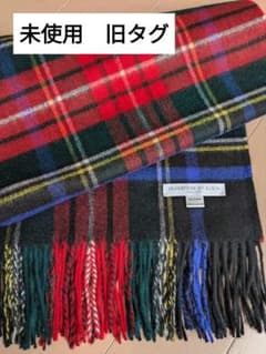 Johnstons　ジョンストンズ　ブラックスチュアート　カシミヤ　ストールのサムネイル
