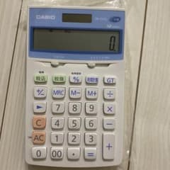 CASIO DM-1202 電卓 ホワイト/ブルーのサムネイル