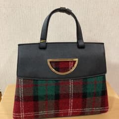 サマンサタバサ チェックバック ショルダー紐付 ☆新品未使用品のサムネイル