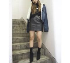 GYDA フェイクレザースカートのサムネイル