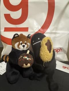 グラニフ心斎橋限定2周年記念チャーム キーホルダー2点セット