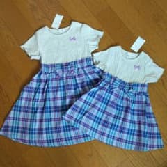 110 90 お揃い ワンピースのサムネイル