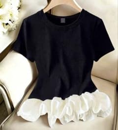 SHEIN アシメフリルTシャツのサムネイル