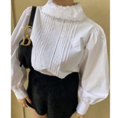 classical high neck lace blouse即購入可能❕のサムネイル