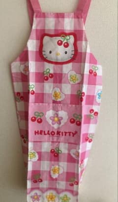 ⭐︎レア⭐︎ キティ　さくらんぼ　大人用エプロン　1998年　サンリオ　平成レトロ ⭐︎レア⭐︎ キティ さくらんぼ 大人用エプロン 1998年 サンリオ 平成