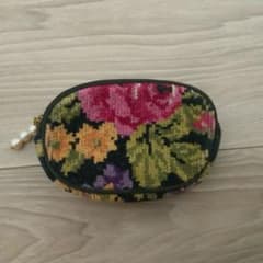 フェイラー 花柄 ポーチ パールチャームのサムネイル