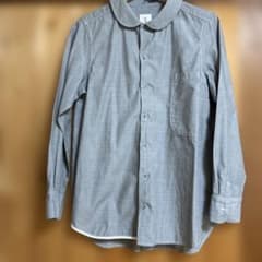 nop de nod 丸襟シャツ 長袖 グレーのサムネイル