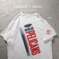 白Tシャツ ニューオリンズペリカンズ 企業ロゴ - メルカリ
