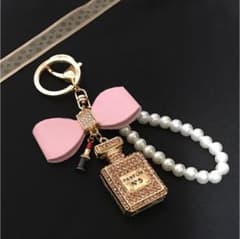 キラキラBIG香水瓶バッグチャーム☆キーホルダーのサムネイル