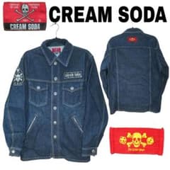 AQ063　CREAM SODA　デニムジャケット　インディゴ AQ063 CREAM SODA デニムジャケット インディゴ - メルカリ