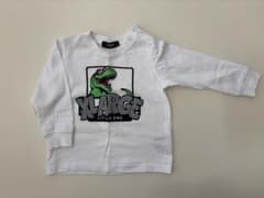 XLARGE KIDS 長袖Tシャツ 恐竜プリント ホワイト 90のサムネイル