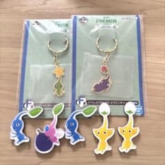 一番くじ ピクミン F賞 紫＆ヒカリピクミン　マグネット5点　セットのサムネイル