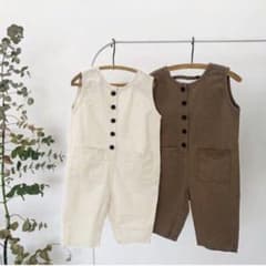サロペット　100  アイボリーのサムネイル