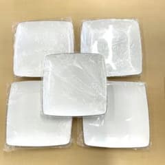 ノリタケ　ホワイト　スクエアプレート　角皿　5枚セットのサムネイル