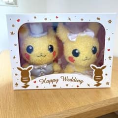 ポケットモンスター ウエディング ピカチュウぬいぐるみ ポケモン結婚式のサムネイル
