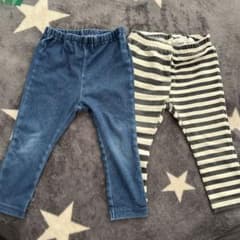 ブリーズ　DAISUKIパンツ　2種　デニム　ボーダーのサムネイル