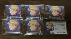 あんスタ　鳴神嵐　スクウェア缶バッジ5つ ID風カード１枚のサムネイル