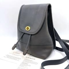 コーチ COACH オールドコーチ ミニリュックUSA製 グレー コーチ COACH オールドコーチ ミニリュックUSA製 グレー - メルカリ