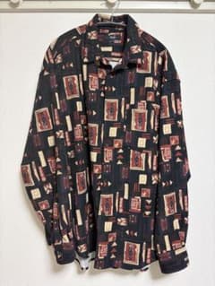 BEAMS HEART 総柄 長袖シャツ Lサイズのサムネイル
