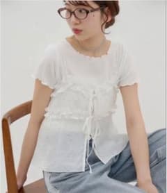 Discoat umm. 花柄キャミxTシャツセット オフホワイト 新品未使用のサムネイル