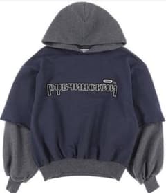 Gosha rubchinsky パーカー　18ss　ネイビーのサムネイル