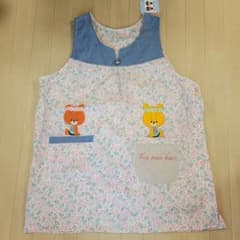 保育士 エプロン 大きいサイズ くまのがっこうのサムネイル