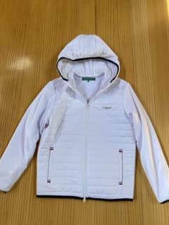 TOMMY HILFIGER フード付きジャケット ホワイト M - メルカリ