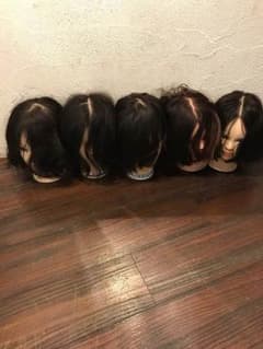 中古カットウィッグ ○5体 まとめ売り 格安のサムネイル