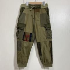 Cherry Sunburst リメイククロップドカーゴパンツ パッチワーク - メルカリ