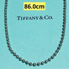 極美品 ティファニー ネックレス ボールチェーン ロング 86.0cm 925