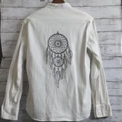 ノーカラー 刺繍シャツのサムネイル
