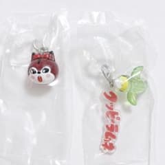 クッピーラムネ　めじるし　アクセサリー　ガチャガチャ　2個セット　ラムB ピッピのサムネイル