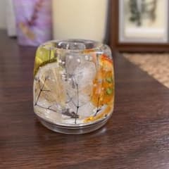 【おまとめ】ハーバリウム 雑貨 ペンスタンド オレンジ くまちゃんポーチのサムネイル