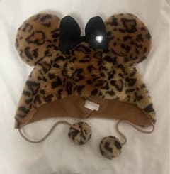 【廃盤】ディズニー ミニー ヒョウ柄 ファンキャップのサムネイル