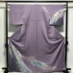 D426 訪問着 辻ヶ花 絞り 正絹 着物 袷 極美品 - メルカリ