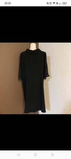ポ*ン様 53 COLLECTION 黒 ワンピース 21号のサムネイル
