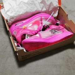 Off-white the ten zoom fly pink 26 US8のサムネイル