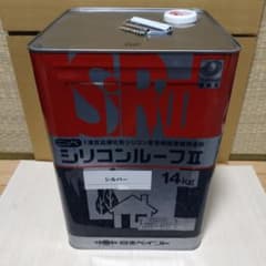 ニッペ シリコンルーフ2 屋根用塗料 シルバー 14kg - メルカリ