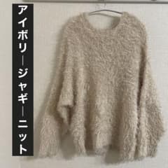 アイボリージャギーニットのサムネイル